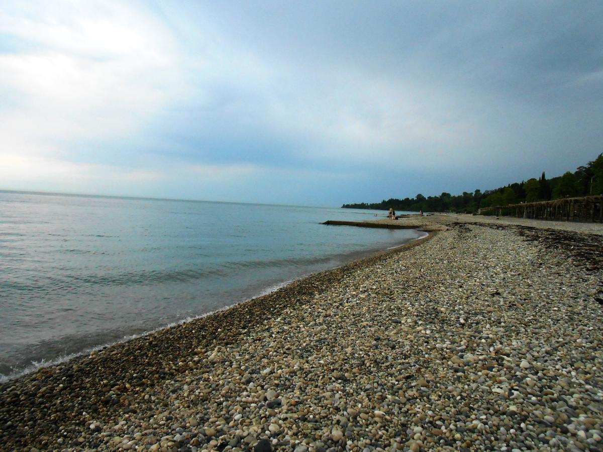 Гостиница Лебедь New Athos Bagian luar foto